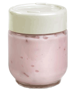 a Euro Cuisine Yogurt Maker Jar in use