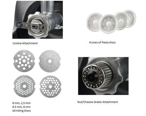 Additional components of Ankarsrum Mincer package