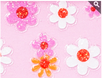 close-up of Piggy Paint 3-D Flowers Nail Art