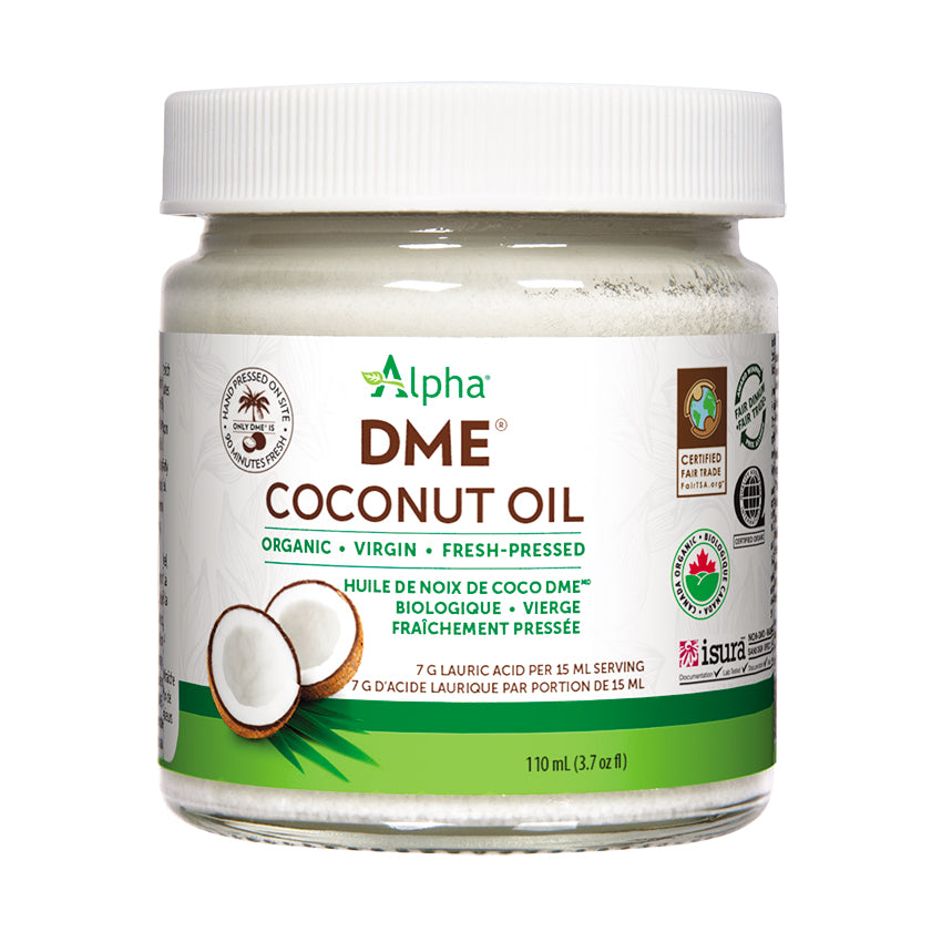 Alpha DME Coconut Oil, 110ml jar