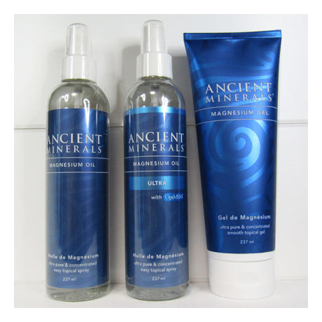 Three types of Ancient Minerals Topical Magnesium