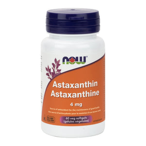 NOW Astaxanthin, 4mg Strength, 60 capsules