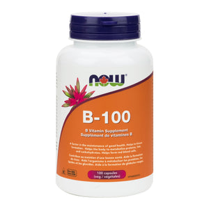 NOW B-100 Vitamin Blend, 100 capsules