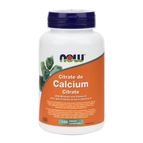 NOW Calcium Citrate (100 Tablets)
