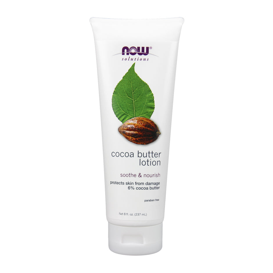 Tube of NOW Cocoa Butter Lotion