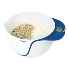 Escali Taso Mixing Bowl Scale, Berry Blue Trim