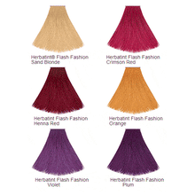 Colour swatches for Herbatint Flash Fashion shades