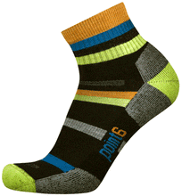 Point6 Mixed Stripe, Light Cushion, Mini Crew Sock