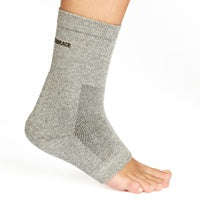 Incrediwear Ankle Brace shown on someone's ankle and foot