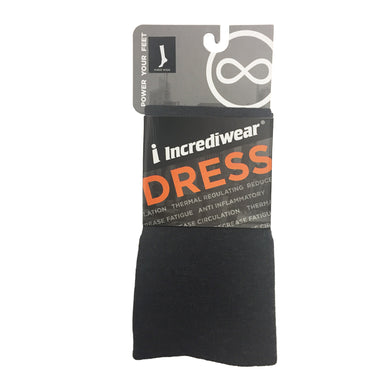 Package for Incrediwear Dress Socks, Knee High, Charcoal Grey