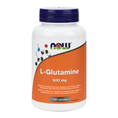 NOW L-Glutamine, 120 Capsules