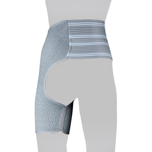 Back view of a Left sided Incrediwear Hip Brace