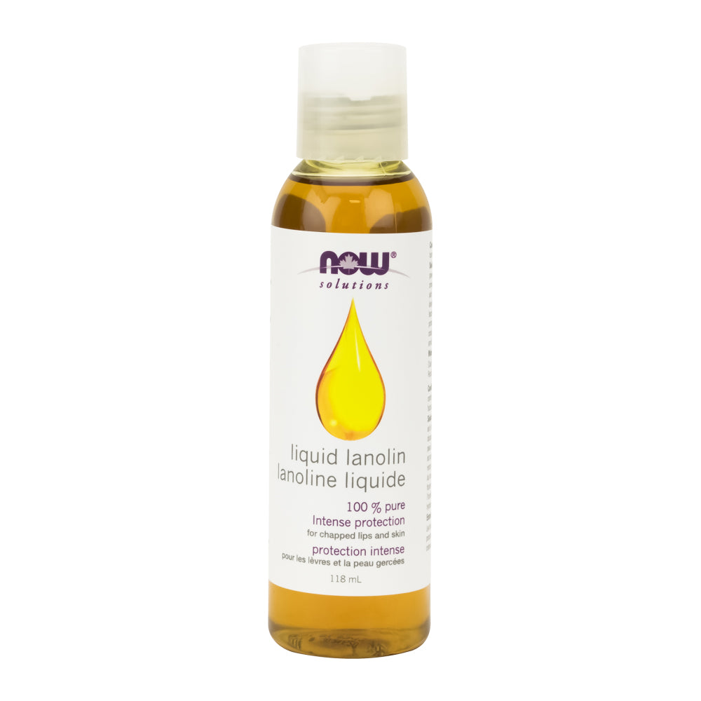 118 ml Bottle of NOW Liquid Lanolin