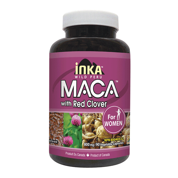 Inka Maca - Maca with Red Clover for Women - Energy & Mood Balance ...