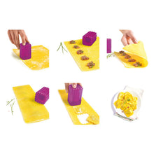 6 Steps for using Mastrad Mini Pies & Ravioli Kit to produce ravioli