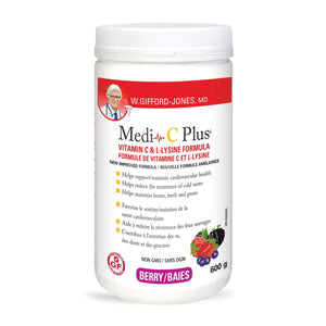 Medi-C Plus powder, new formula, berry flavour, 600g jar