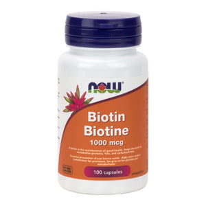 NOW Biotin, 1000mg Strength