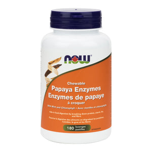 NOW Chewable Papaya Enzymes
