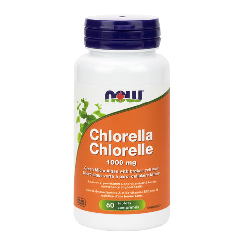 60 Tablet Bottle of NOW Organic Spirulina