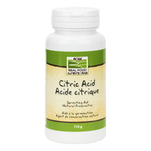 113g bottle of NOW Citric Acid Powder