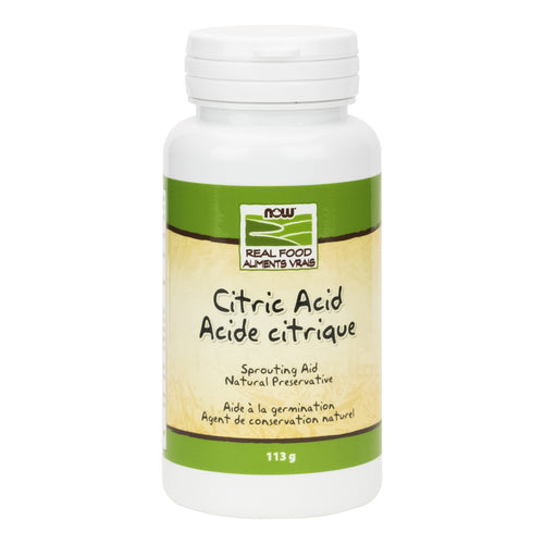 113g bottle of NOW Citric Acid Powder