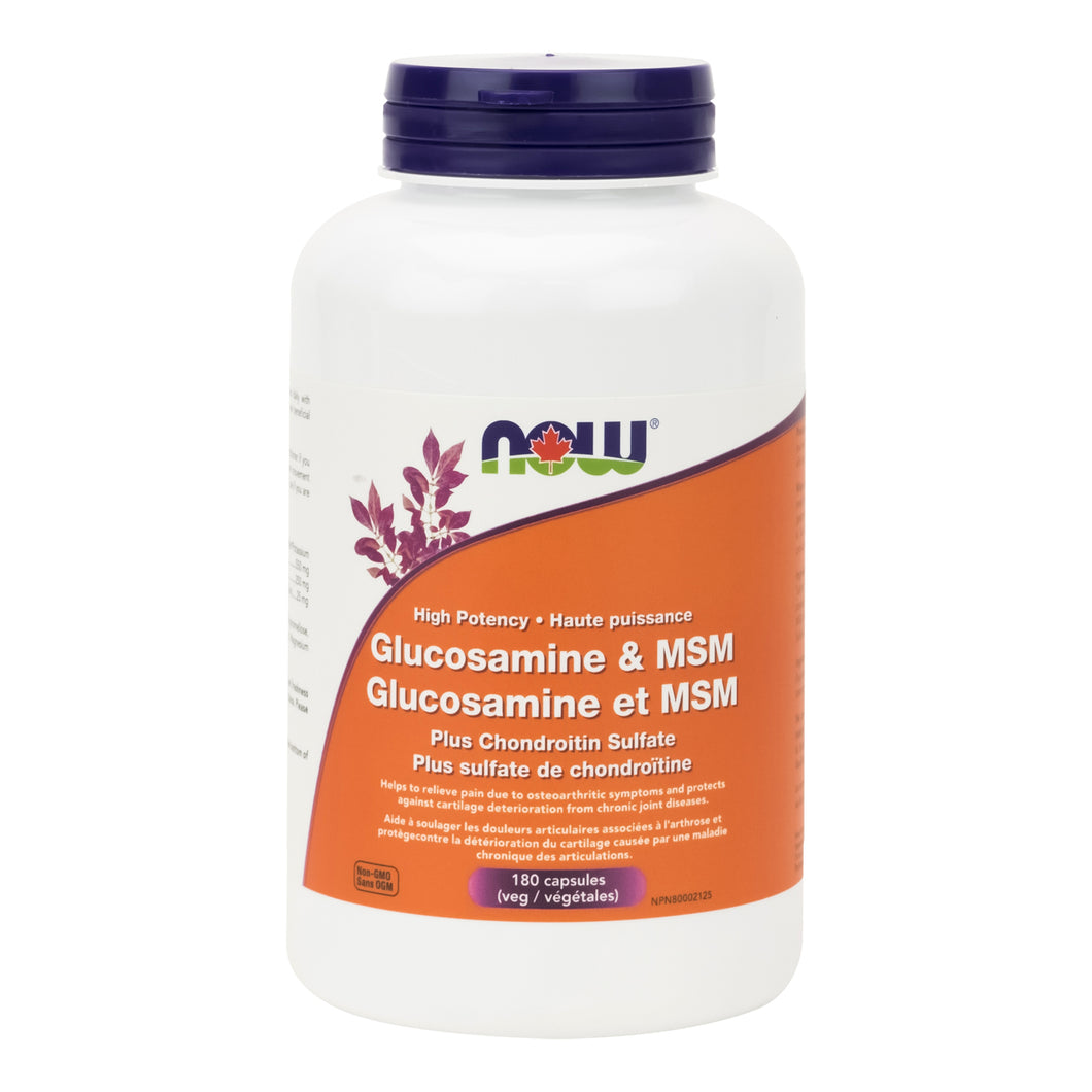 NOW High Potency Glucosamine & MSM