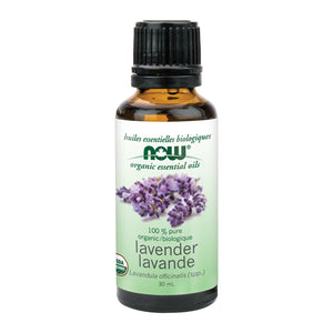 30 ml bottle of NOW Organic Lavender Oil