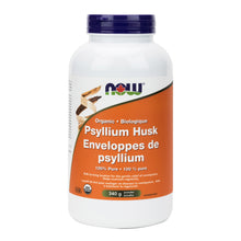 113g Jar of NOW Organic Psyllium Powder