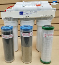 an assembled Nano system with its internal filters in front of their chambers