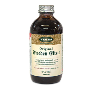 250ml bottle of Flora Original Sweden Elixir