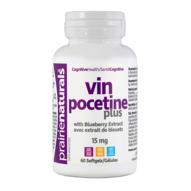 Prairie Naturals - Vinpocetine Plus (with Blueberry Extract)