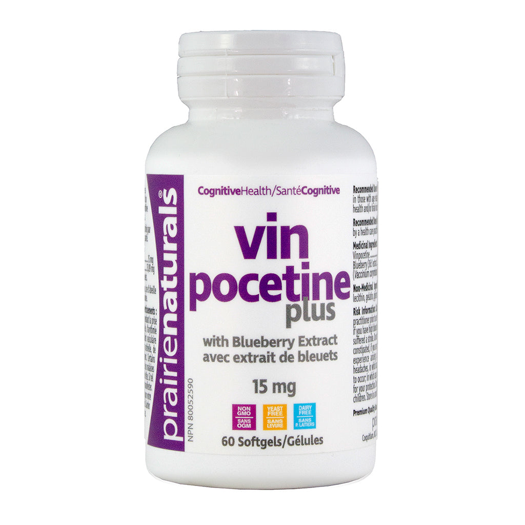 Prairie Naturals - Vinpocetine Plus (with Blueberry Extract)