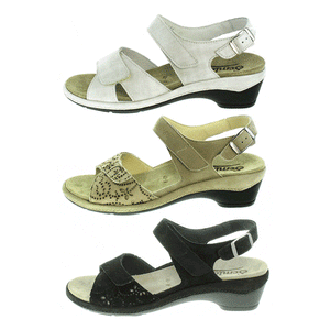 3 styles of Semler Heidi Comfort Classics Sandals