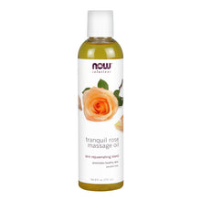 237ml Bottle of NOW Tranquil Rose Massage Oil
