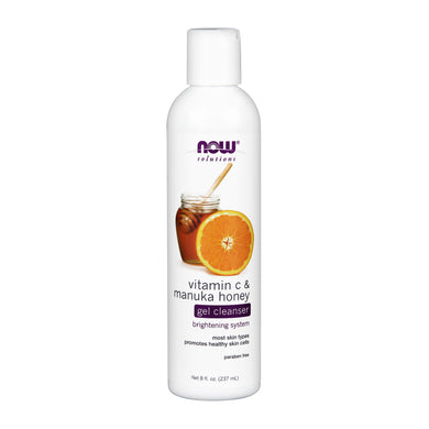 NOW Vitamin C & Manuka Honey Gel Cleanser