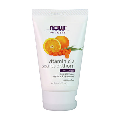 Tube of NOW Vitamin C & Sea Buckthorn Moisturizer