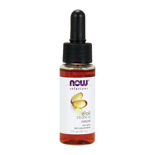 Dropper bottle of NOW 23,000 IU E-Oil