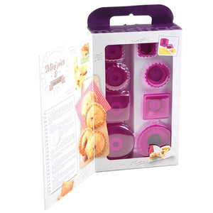 Mastrad Mini Pies and Ravioli Kit box with outer flap opened