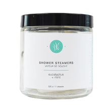 jar of Eucalyptus Mint Shower Steamers