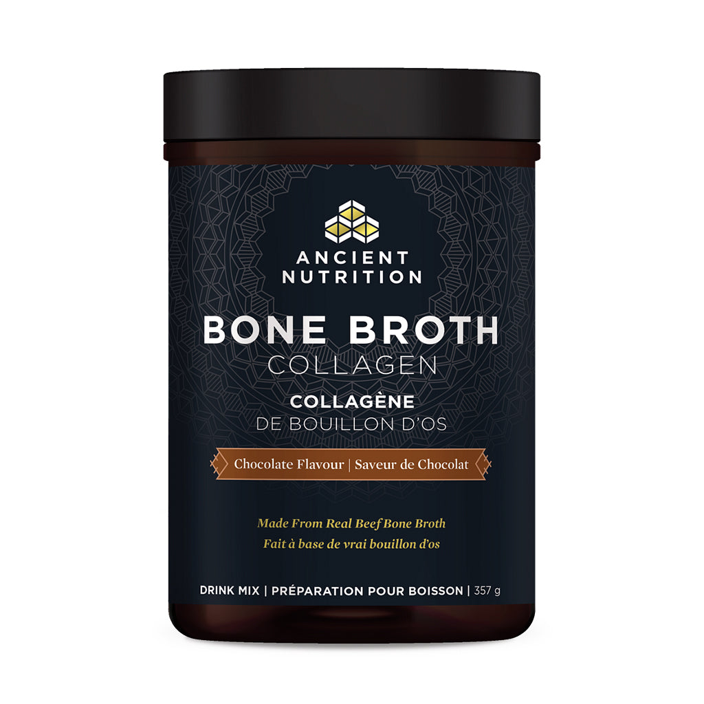 Ancient Nutrition Bone Broth Collagen, Chocolate Flavour 