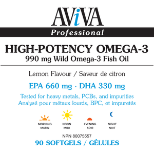 Aviva - High-Potency Omega-3 Fish Oil