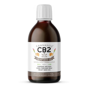 Cannanda CB2 Hemp Seed Oil (liquid), Sweet Ginger Flavour