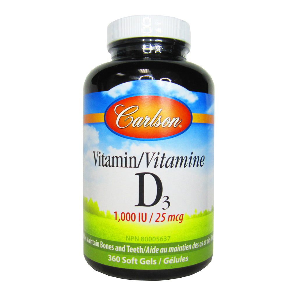 Carlson 1,000 IU Vitamin D3