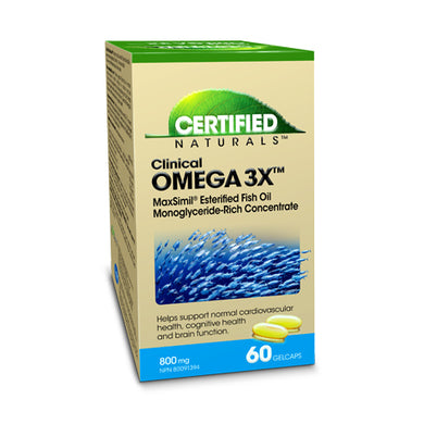 Certified Naturals - Clinical Omega3X Fish Oil
