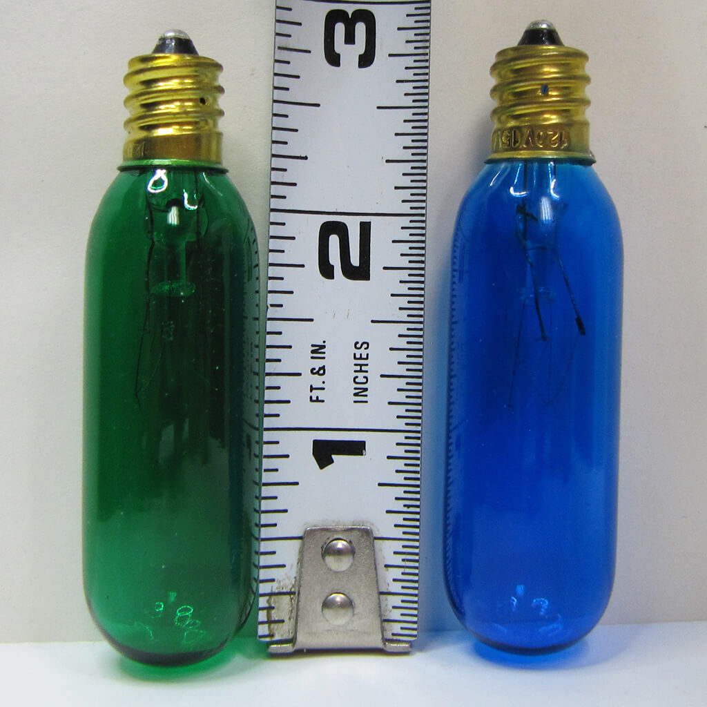longer Green and Blue 15 watt Himalayan Salt Lamp Bulbs