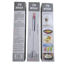 3 Cooks Innovations Zip Whisk boxes, showing different faces