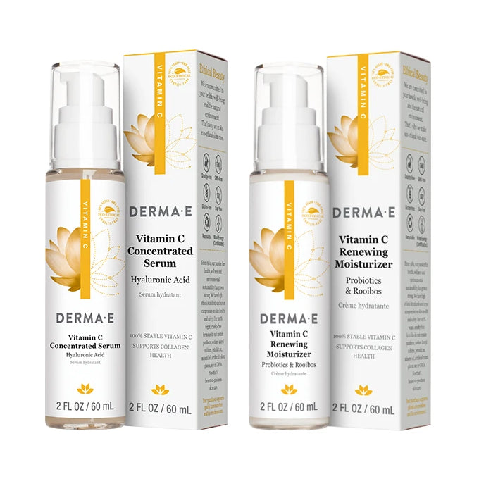 Derma E Vitamin C Serum and Moisturizer