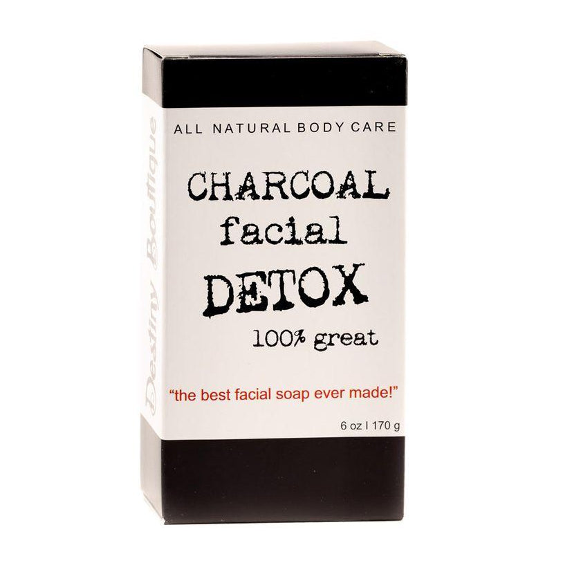 package for Destiny Boutique Charcoal Facial DETOX Soap