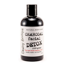 250 ml bottle of Destiny Boutique Charcoal Facial DETOX Wash
