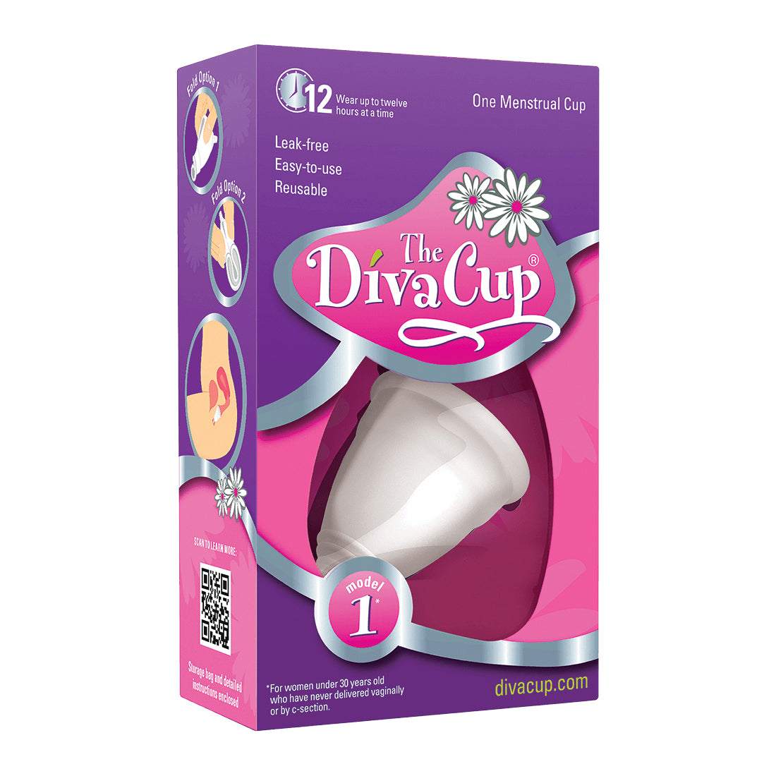 DivaCup - Menstrual Cup - Feminine Hygiene - Leak Free - BPA Free - Model 0  : : Health & Personal Care